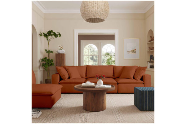 Cali Modular 4 Piece Sectional Rust - Image 6