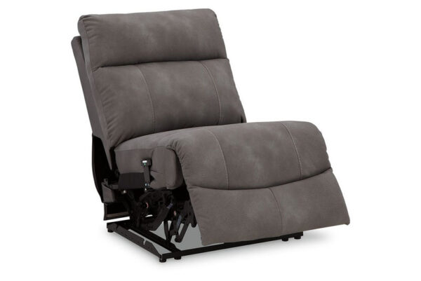 Next gen Durapella Slate Power Armless Recliner With Adj Headrest - Image 2