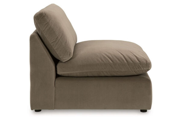 Sophie Cocoa Armless Chair - Image 3