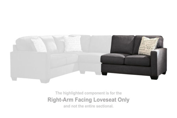 Alenya Charcoal Raf Loveseat