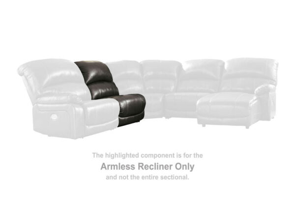 Hallstrung Gray Armless Recliner