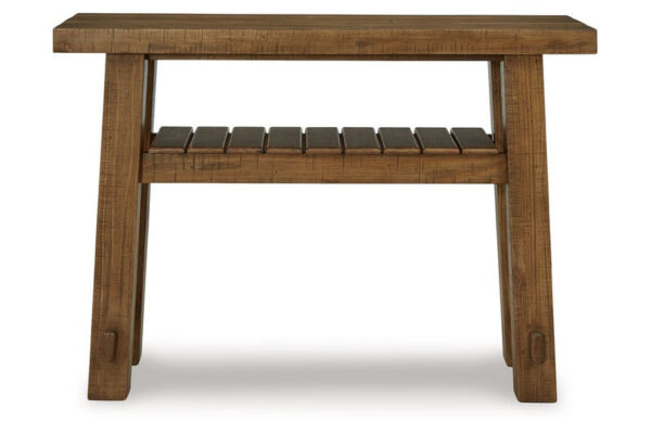 Mackifeld Warm Brown Sofa Table - Image 2