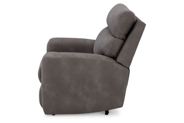 Next gen Durapella Slate Power Recliner With Adj Headrest - Image 7