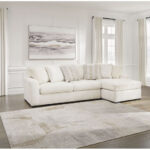 Chessington Ivory 2 Piece Sectional With Raf Corner Chaise