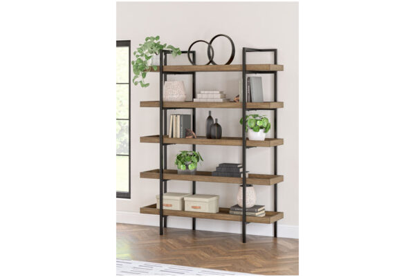 Montia Light Brown Bookcase - Image 2