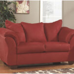 Darcy Red Loveseat