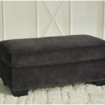 Charenton Charcoal Ottoman