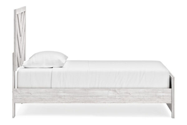 Cayboni Whitewash Twin Panel Bed - Image 6