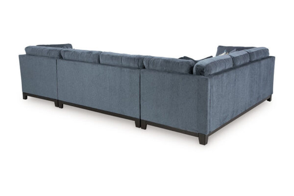 Maxon Place Navy 3 Piece Sectional With Raf Corner Chaise - Image 4