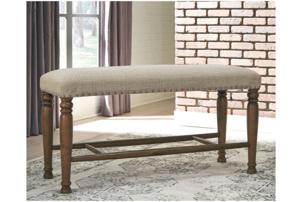 Lettner Gray / Brown Extra Large Uph Drm Bench