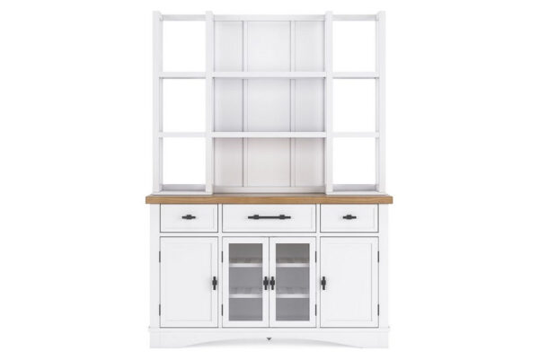 Ashbryn White / Natural Dining Server And Hutch - Image 5