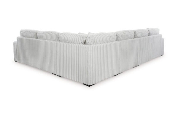 Stupendous Alloy 5 Pc. 4 Piece Sectional, Oversized Chaise - Image 3